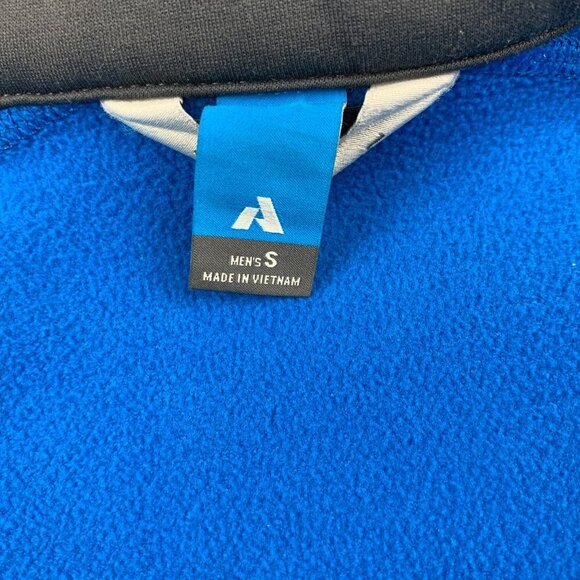 Eddie Bauer First Ascent Mens Jacket Small Blue Gray Full Zip Lightweight Fleece - Picture 5 of 10